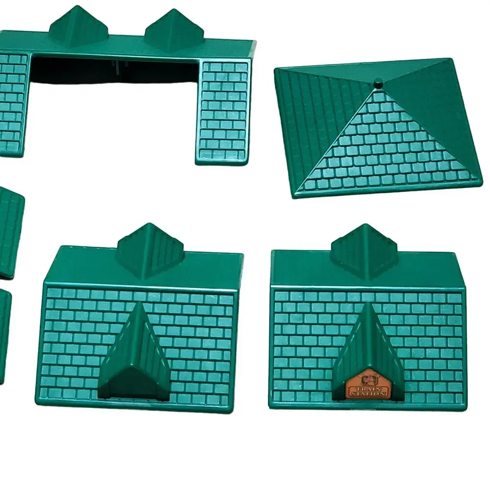 Lot of 6 Lincoln Logs Replacements Roof 1998 Hasbro Original Bundle